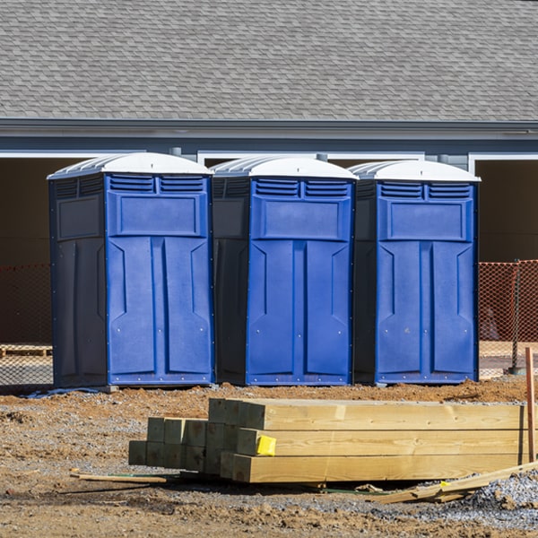 are there any restrictions on where i can place the portable toilets during my rental period in Hackensack Minnesota